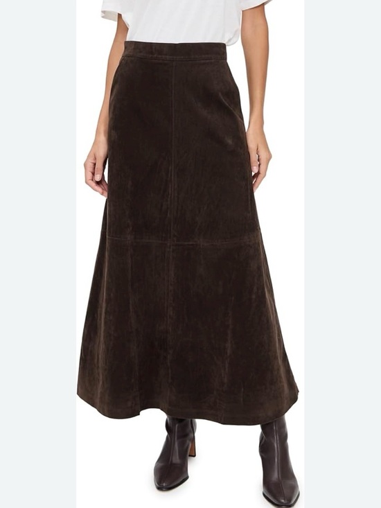 Joe's Jeans Dresses & Skirts - Joe's Jeans Tavi Vegan Dark Brown Suede Maxi Skirt